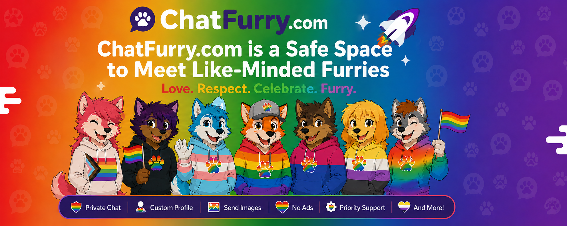 ChatFurry LGBTQ+ — Safe Space to Meet Like-Minded Furries